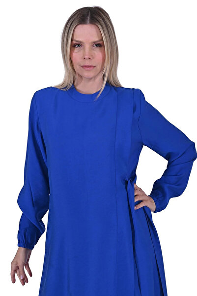 Invee INVEE MODAL DRESS BELTED SAX 6958