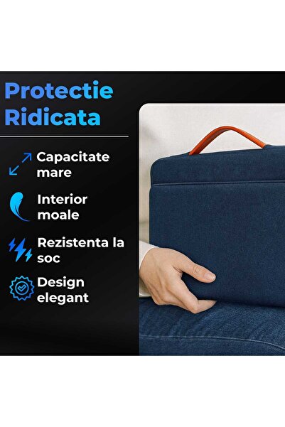 Timebox Geantă portabilă pentru laptop 13'' 14'' 15'' 16'' inch pentru notebook ultrabook impermeabil compatibil wi