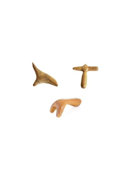 SULING Ahşap Masaj Aparatları Set, Refleksoloji, Akupunktur,Tetik Nokta