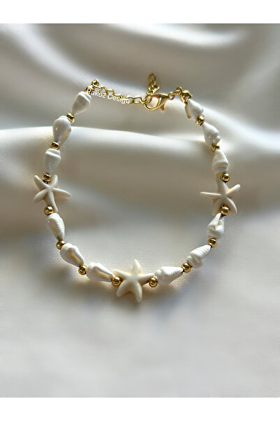 Rakoz Design Deniz Kabuğu Yıldızlı Bileklik