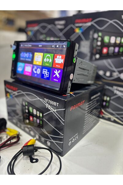 SUNASK 7 Inc Uyumlu Dauble Multimedya Teyp Ince Kasa Arkası Kesik Double Teyp 7inch Kamera Tofas Seri