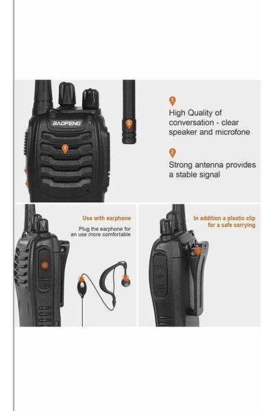 BAOFENG Bf-999s Çift Yönlü Telsiz Iki Adet TYPE-C BATARYA 2026 MODEL