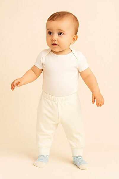 Baby Shez 100% Cotton Baby Socks and Booties Single Bottom Pants