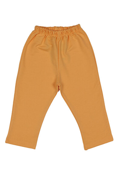 Melekpare Kız Erkek Bebek Pijama Altı Patiksiz Pantolon Basic Eşofman Altı %100 Pamuk Yumuşacık Kumaş