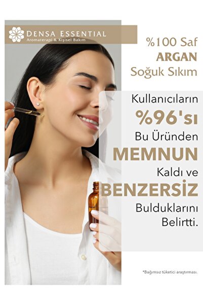 Densa Essential Argan Yağı 30 ml - Katkısız - Soğuk Sıkım - %100 Saf ve Doğal - Argan Oil
