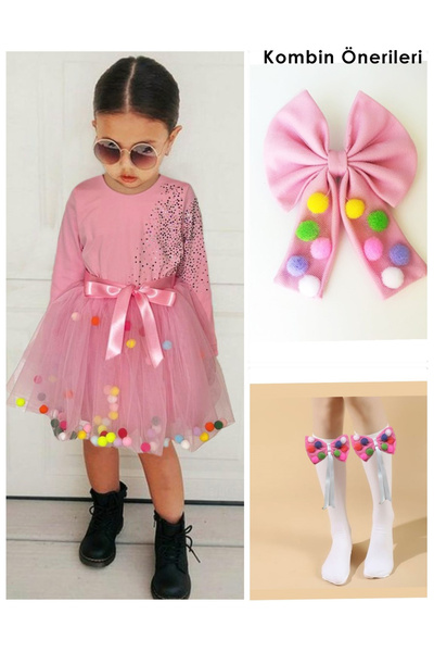 By Piera 086229   Model Pompom Children's Dress