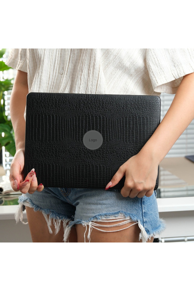 Mcstorey حافظة جلدية لجهاز Macbook Air M1 - تغطية 360 درجة، متوافقة مع معرف اللمس (A2337 A2179 A1932)