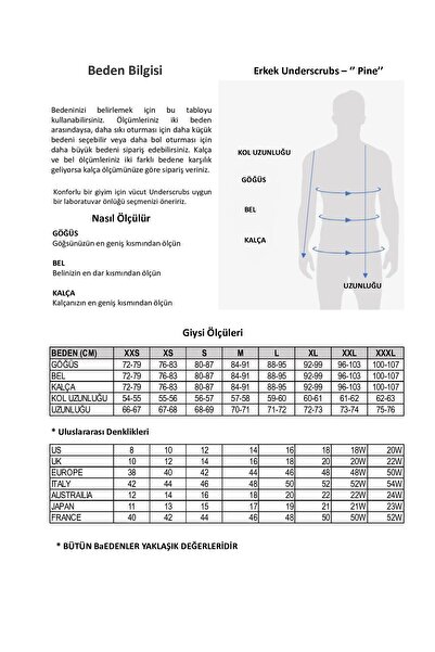 Prof Παντελόνια Underscrubs 100% βαμβάκι
