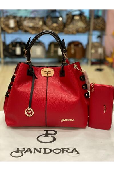 Pandora Bags مجموعة حقيبة جلدية صغيرة ومحفظة