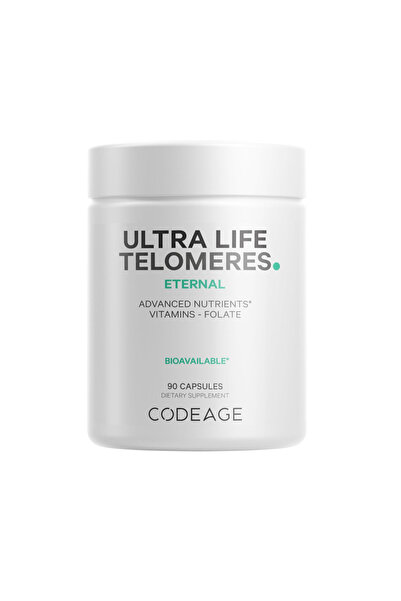 Codeage Ultra Life Telomeres Supplement - 5 MTHF Folate Vitamin B9, Vitamin B...