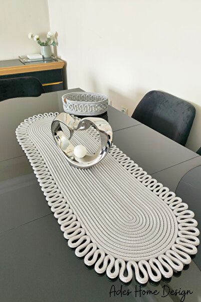 ADES HOME DESİGN Jüt, Sepetli Runner ,Amerikan Servisi ,Supla ,Masa Örtüsü,Se...