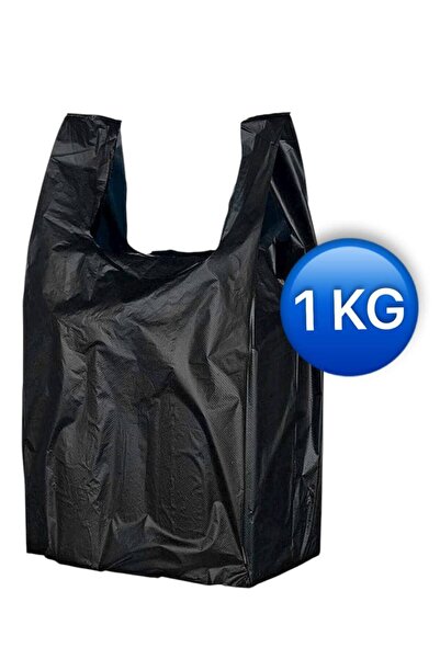 livaambalaj Siyah Atlet Market, Manav, Çöp 1. Kalite Büyük Boy Poşet 1 Kg