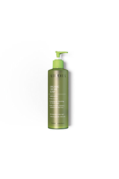 Chogan Green Apple Cream Soap 260 ml – Enriched with Chamomile, Vitamin E, Panthenol & Aloe Vera