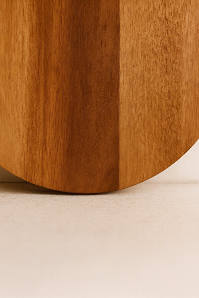 Bohemia Doğal Akasya Kesim Panosu – 33 cm Yuvarlak