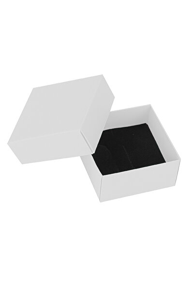Milim Matbaa 5 Adet 8,0 X 8,0 X 4 Cm Beyaz Takı Kutusu