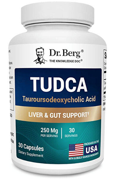 Dr. Berg TUDCA for Liver Health, Bile Flow, Gallbladder Support, and Digestive Health* - 30 Capsul