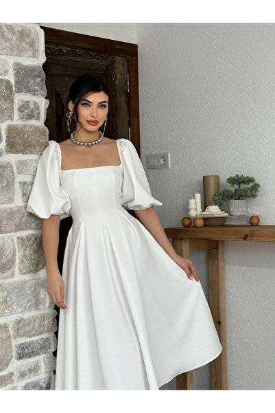 ASH GİYİM Benjamin Bell Skirt Midi Dress