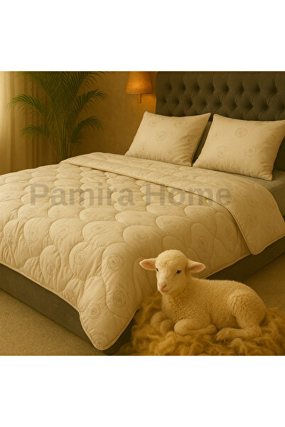Pamira Home Çift Kişilik %100 Merinos Kuzu Yünü Yorgan