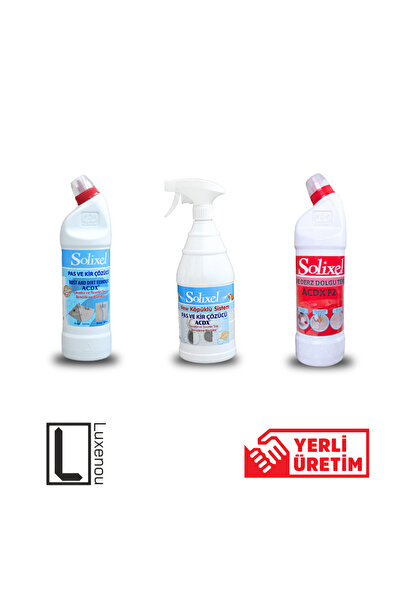 SOLİXEL Acdx Pas Ve Kir Sökücü 950ml, Pas Ve Kir Çözücü Sprey 1000 Ml, Fayans...