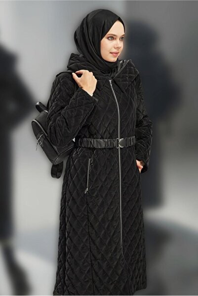 Alvina Coat with Hood and Belt 90532-1