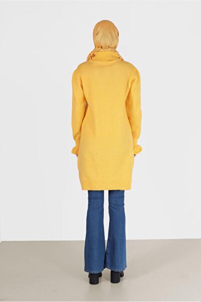 Alvina CUFFS FRILLED FISHER COLLAR KNITWEAR TUNIC 42056