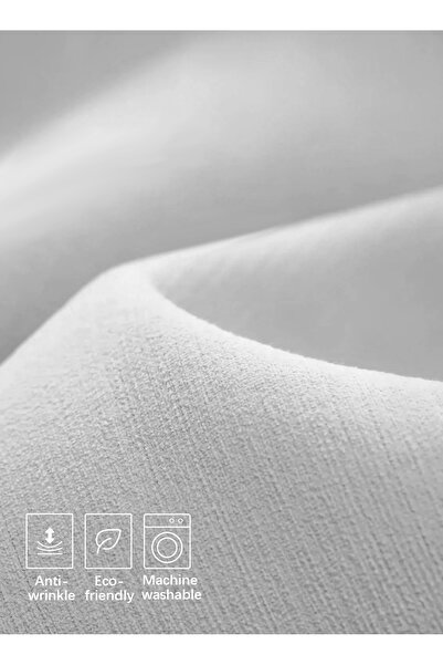 Generic Double-Sided Chenille Grommet Top Blackout Curtain, 1Panel, 2.5mW x 3.1mH, Fits Windows 1.25–1.65m