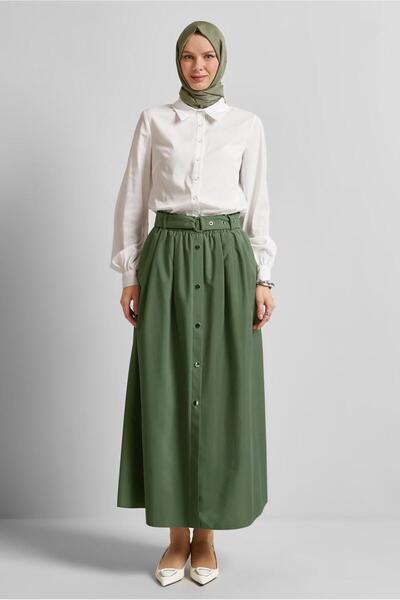 Alvina Belted Skirt 60679