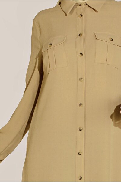 Alvina Boot Buttoned Men's Collar Tunic 40708