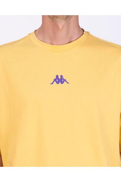 Kappa Authentic Goldes Men's Yellow Regular Fit T-Shirt
