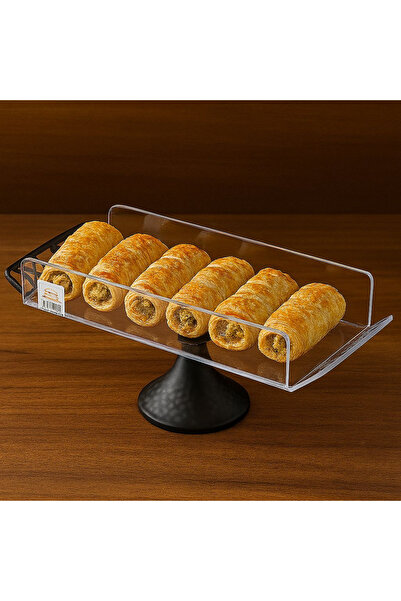 ALQANNAS Acrylic serving dishes with a large base, very high quality