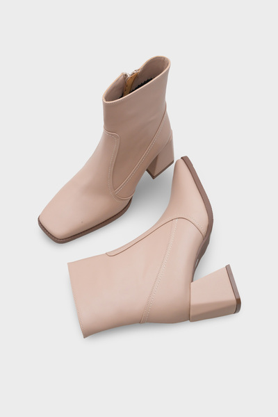 Capone Outfitters Жіночі черевики Anjela з прямим носком і бічною блискавкою