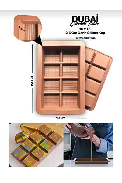DECOOR MALL Dubai̇ Chocolate Mold