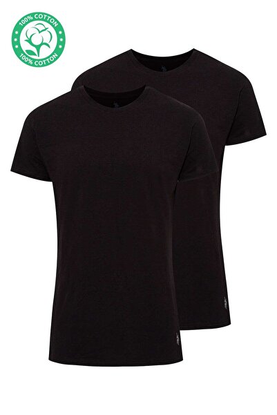 U.S. Polo Assn. Чоловічий чорний 2-шаровий круглий комір 80196