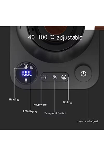 Choice White EU220V Electric Gooseneck Kettle 900ML Hand Brew Coffee Pot Smart Teapot Temperature