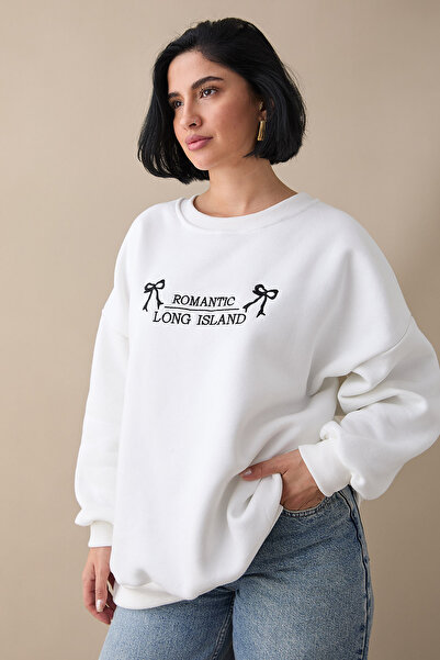 InStyle Επεξεργασία κειμένου φιόγκου Εκρού Ιδρώτα