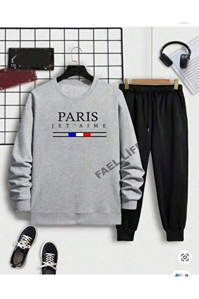 FAEL LİFE ΦΟΥΤΕΡ UNISEX ZERO NECK ΦΟΥΤΕΡ PARIS JETAM PRINTED ESOFMAN ΣΕΤ