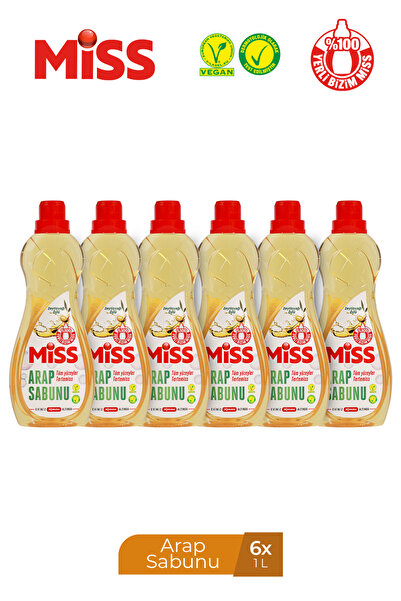Miss MİSS SIVI ARAP SABUNU 1000 ML X 6 ADET