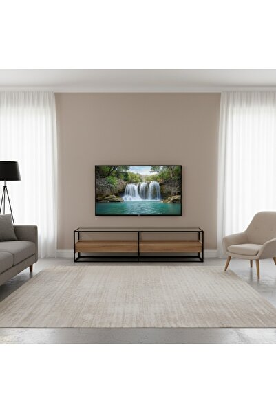 DEC24 Plasma TV table with a modern and elegant design.