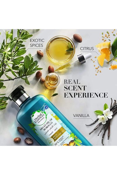 Herbal Essences Bio:Renew Shampoo + Conditioner Set | Argan Oil of Morocco | 400 ml | Smoothness & Frizz Care