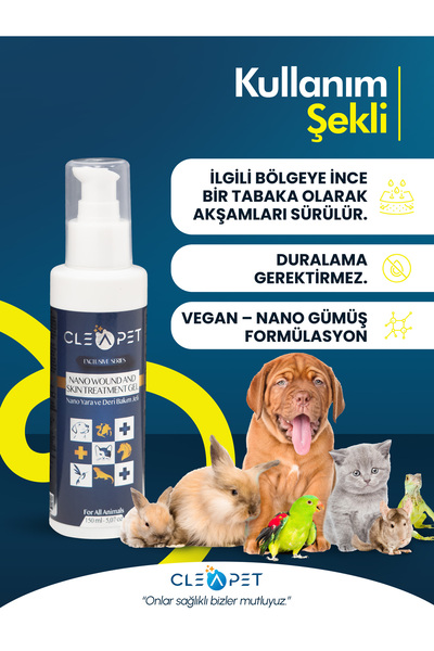 Cleapet Yara Ve Tedavi Jeli 150 ml