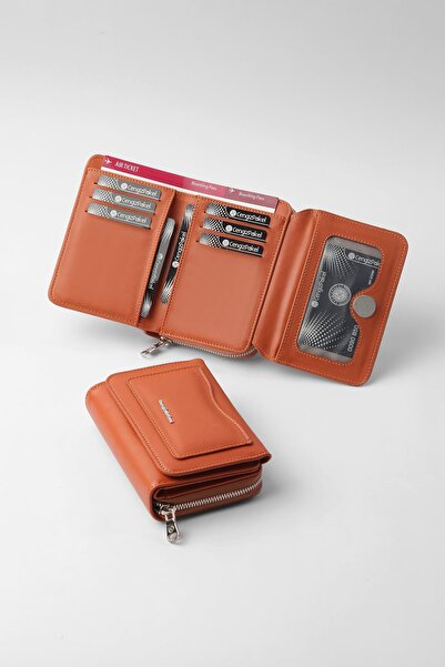 CENGİZ PAKEL Mentor Women's Wallet-Portfolio 65239Mn-Tile
