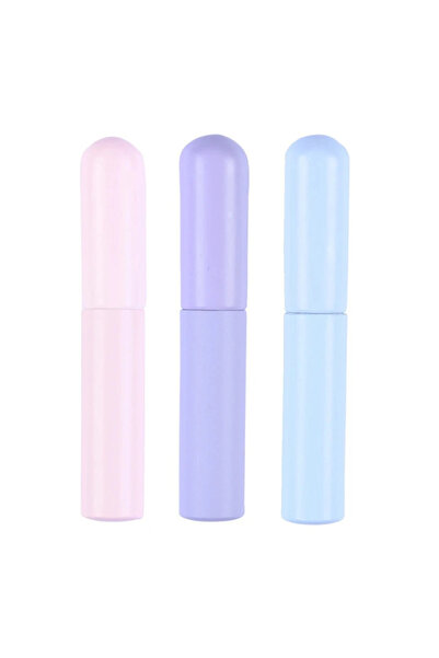 Choice5 3pcs PURPLE CNKESS Reusable Lip Brushes Multifunction Round Head Sili...