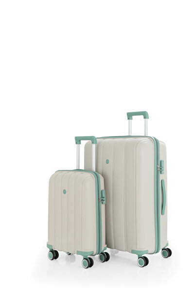 MÇS Mçs Polipropilen 2'li Valiz Seti Büyük & Kabin V305