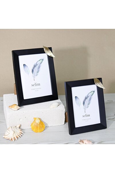 Selim Decor Leafy 15X 20 Frame Black Gold