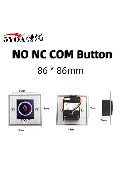 5YOA زر الوصول K2Button، مفتاح دفع للخروج من الباب، نظام التحكم في الوصول إلى...