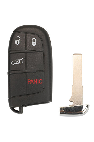 Choice 3 trunk Plus Panic jingyuqin SIP22 Blade Smart Car Remote Key Shell Fob for Jeep Renegade Compass 3/