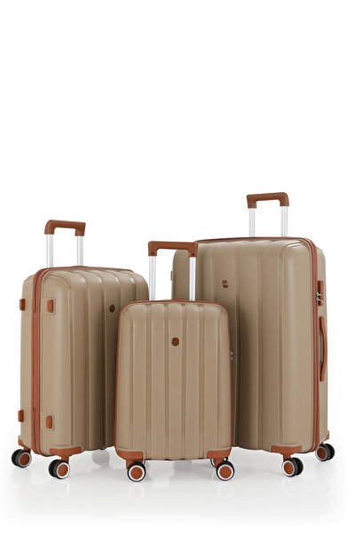 MÇS Mçs Üçlü Polipropilen Valiz Seti V305