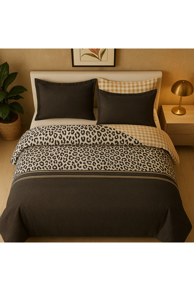 Bed linen animal print 6-piece set miniatura 2