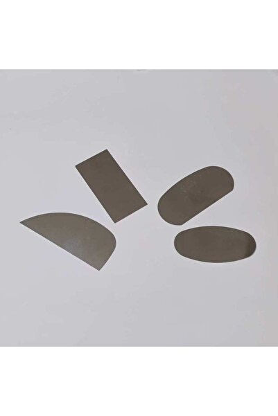 Choice 4 Pieces Stainless Steel Metal Scraper, Ceramic Repair Stainless Steel Scraper, Oil Mud Scraper, Cla
