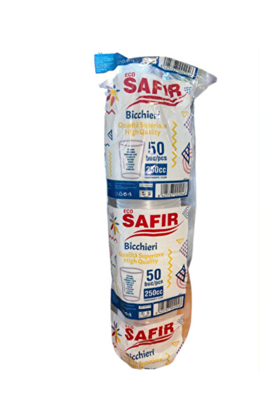 SAFİR Plastic cups 50pcs X5sets